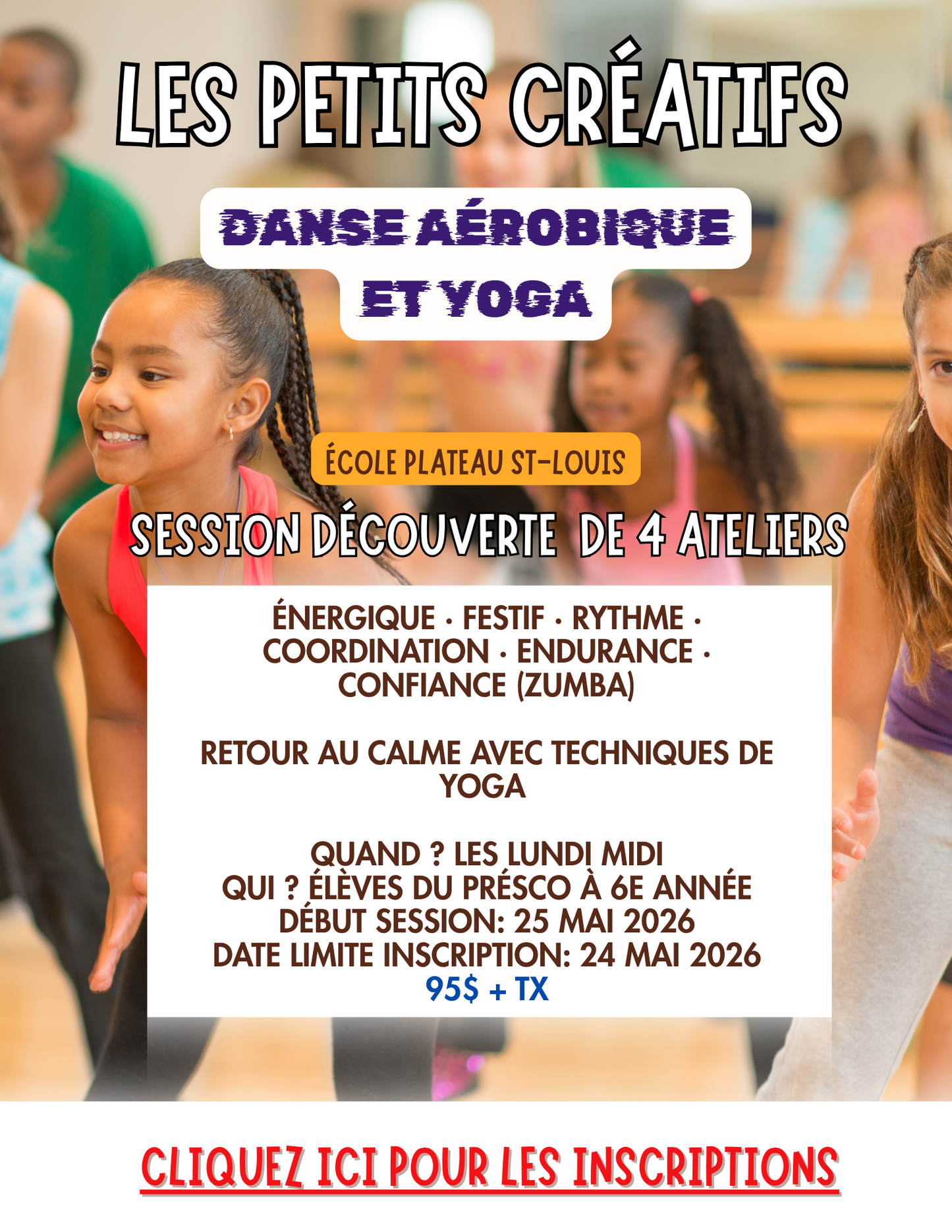 ÉCOLE PLATEAU ST-LOUIS | SESSION DÉCOUVERTE | -  Préscolaire à 6e année